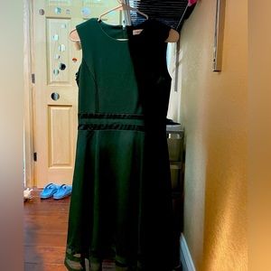 Calvin Klein emerald green dress